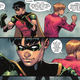 Robin and Bernard flirting in the midst of a fight.